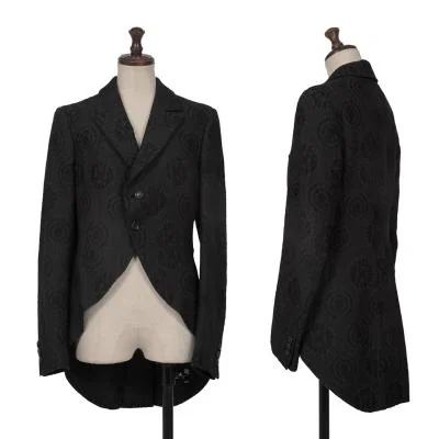 COMME des GARCONS Wool Blend Jacquard Morning Jacket