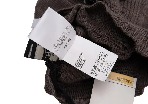 Jean Paul GAULTIER MAILLE FEMME Fox Design Knit Beanie K-145360_009