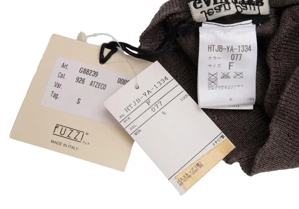 Jean Paul GAULTIER MAILLE FEMME Fox Design Knit Beanie K-145360_010