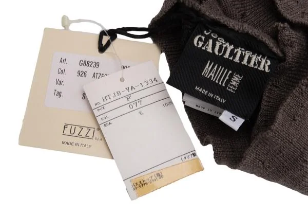 Jean Paul GAULTIER MAILLE FEMME Fox Design Knit Beanie K-145360_011