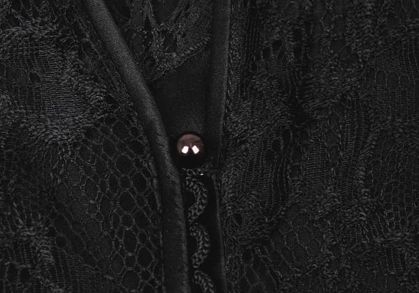 DOLCE&GABBANA Lace Layered Sleeveless Cardigan K-145361_006