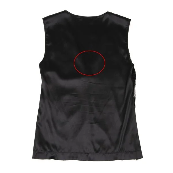 DOLCE&GABBANA Lace Layered Sleeveless Cardigan K-145361_015