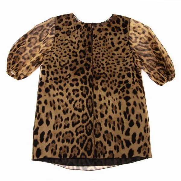 DOLCE&GABBANA Leopard Layered Blouse K-145362_011