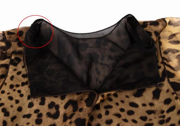 DOLCE&GABBANA Leopard Layered Blouse K-145362_013