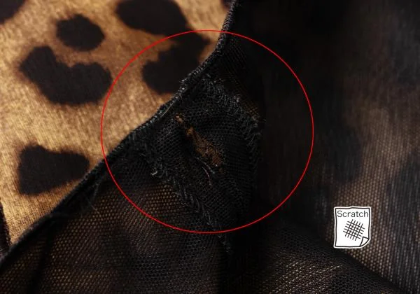 DOLCE&GABBANA Leopard Layered Blouse K-145362_014