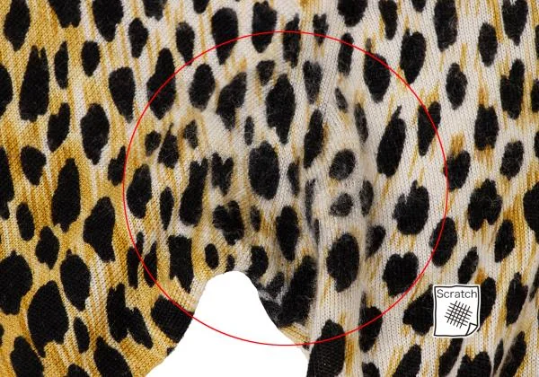 DOLCE&GABBANA Leopard Raglan Turtle Neck Top K-145366_004