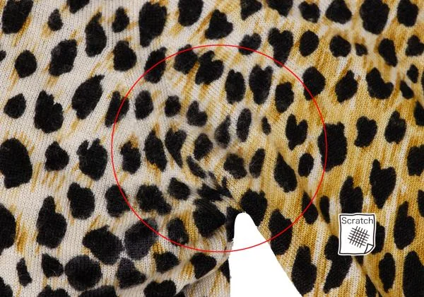 DOLCE&GABBANA Leopard Raglan Turtle Neck Top K-145366_005