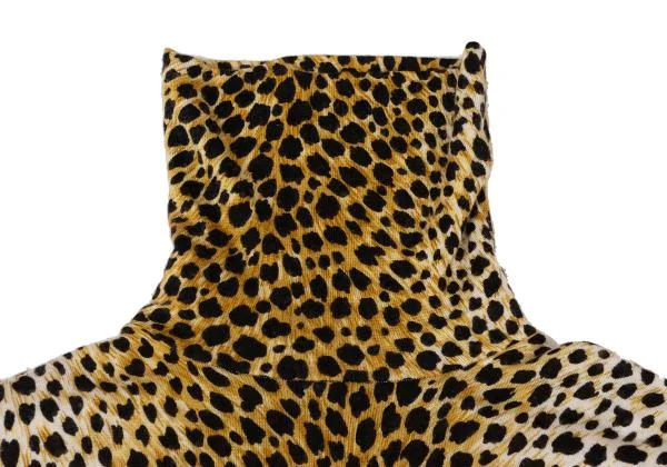 DOLCE&GABBANA Leopard Raglan Turtle Neck Top K-145366_006