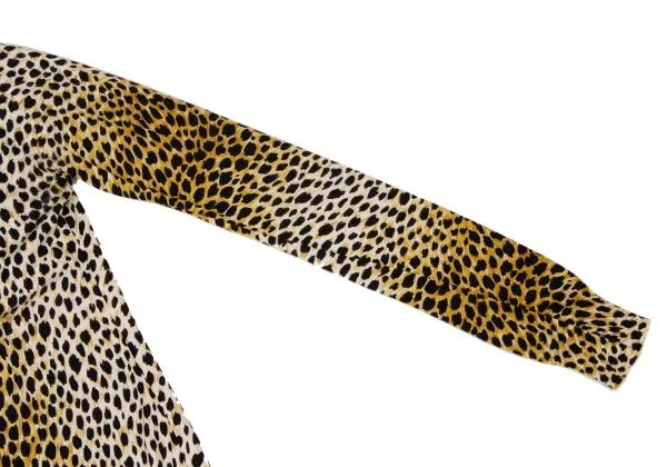 DOLCE&GABBANA Leopard Raglan Turtle Neck Top K-145366_007