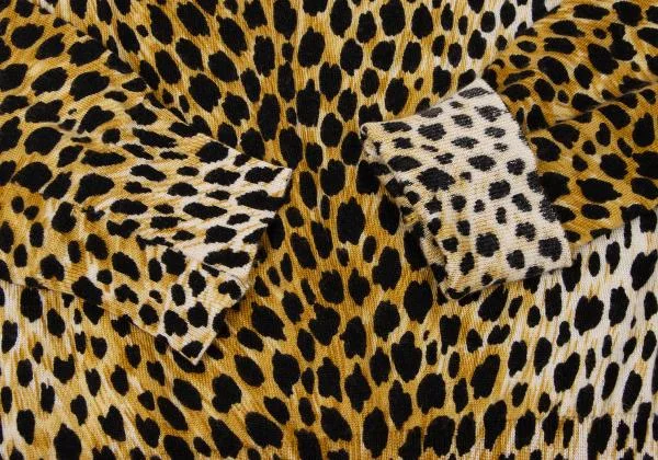 DOLCE&GABBANA Leopard Raglan Turtle Neck Top K-145366_008