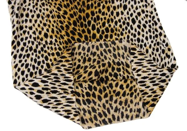 DOLCE&GABBANA Leopard Raglan Turtle Neck Top K-145366_010
