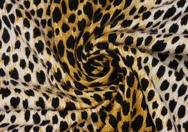 DOLCE&GABBANA Leopard Raglan Turtle Neck Top K-145366_013