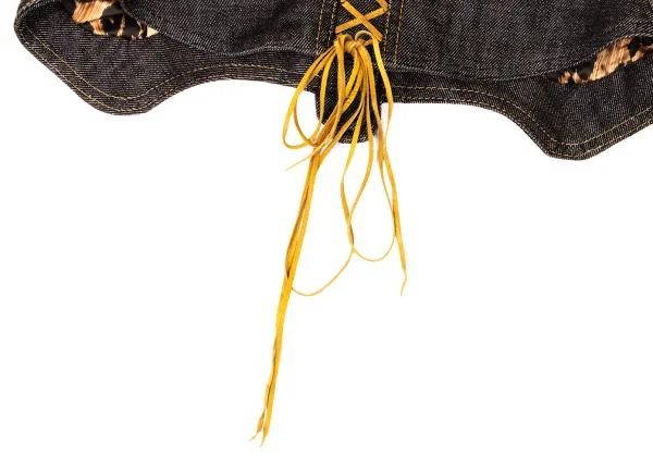 DOLCE&GABBANA Leopard Lining Denim Vest K-145367_013