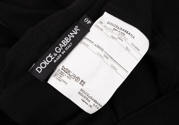 ドルチェ&ガッバーナDOLCE&GABBANA コットンレオパードジップアップフーディー 茶黒ゴールド40 K-145371_018