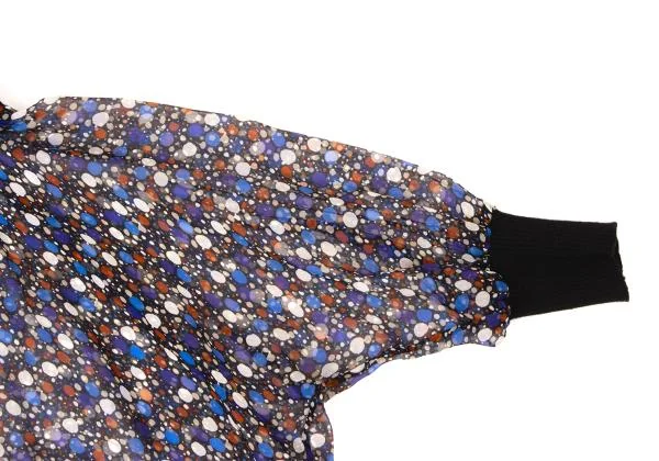 DOLCE&GABBANA Dot Print Switching Turtleneck Knit K-145373_007