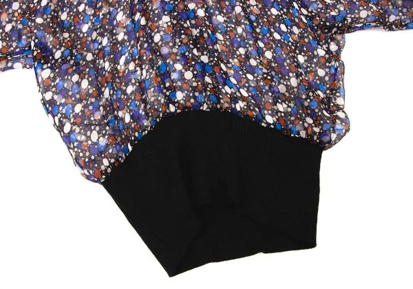 DOLCE&GABBANA Dot Print Switching Turtleneck Knit K-145373_009