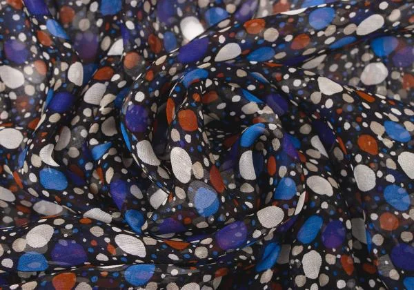 DOLCE&GABBANA Dot Print Switching Turtleneck Knit K-145373_015