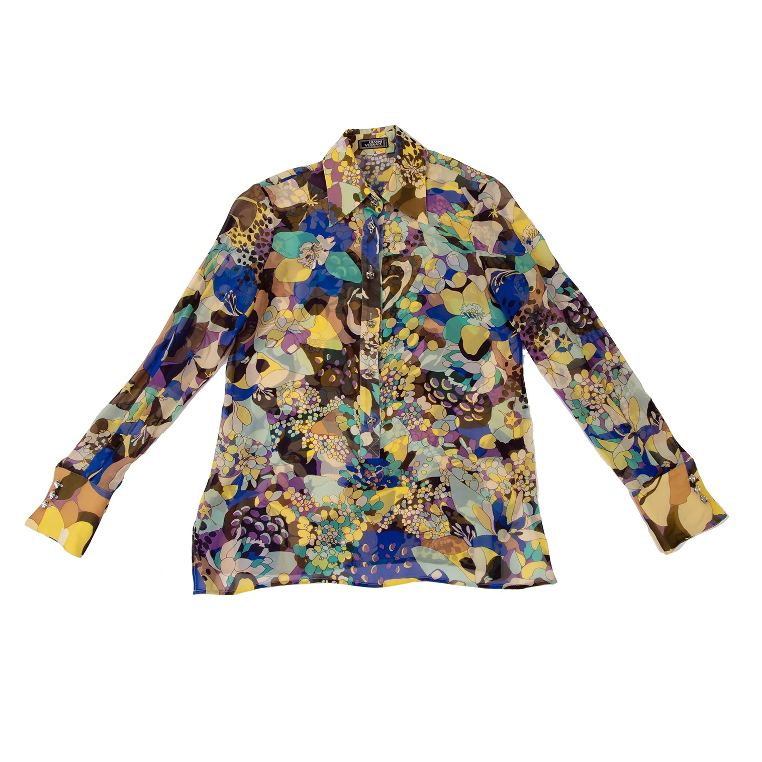 年末のプロモーション特価！ ジャンニヴェルサーチGIANNI 総柄プリントプルオーバー VERSACE ジャケット・アウター
