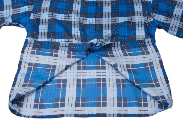 VERSACE SPORT Silk Check Button Fly Shirt K-145418_011