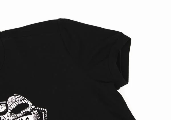 ヴェルサーチVERSACE ロゴフロントパッチTシャツ 黒M位 K-145425_006