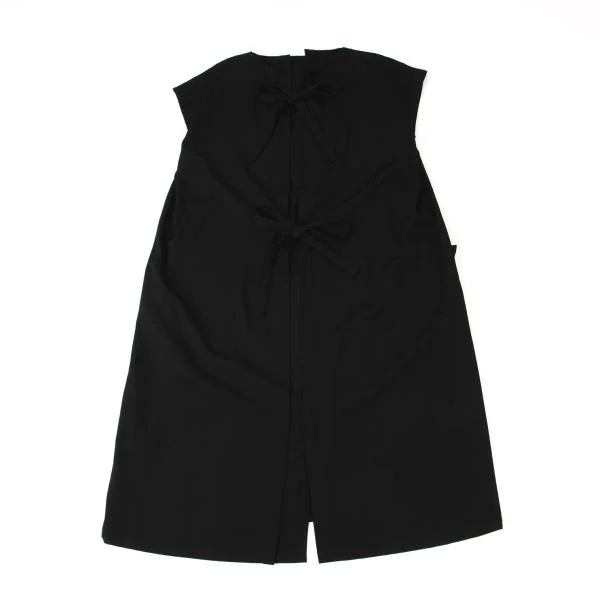 Y's Wool Gaba Back Ribbon Design Dress K-145428_010