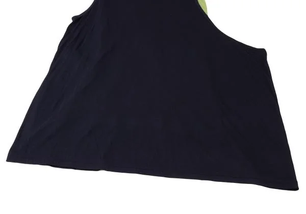 Y's Cotton Rayon Bicolor Layered Sleeveless Dress K-145434_010