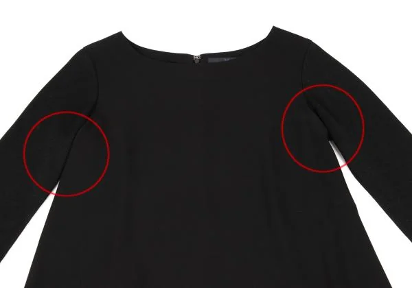 Y's Knit Sleeve Switching Dress K-145439_003