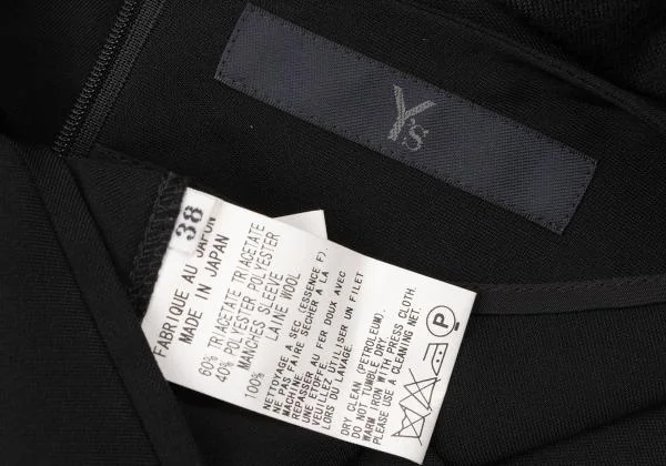 Y's Knit Sleeve Switching Dress K-145439_017