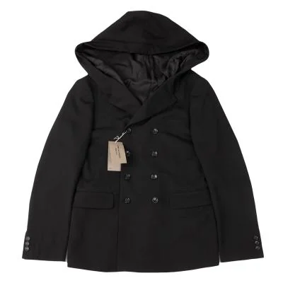 COMME des GARCONS HOMME PLUS Wool Gaba Hooded Jacket