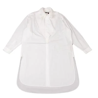Yohji Yamamoto POUR HOMME Asymmetry Side Slit Big Shirt
