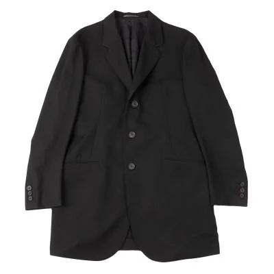 Yohji Yamamoto POUR HOMME Inside Pocket Wool Gabardine Jacket