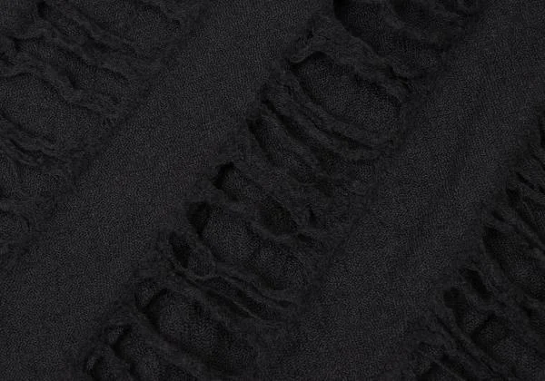 Yohji Yamamoto POUR HOMME Distressed Wool Stole K-145471_004