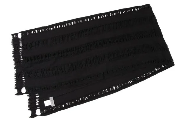 Yohji Yamamoto POUR HOMME Distressed Wool Stole K-145471_005