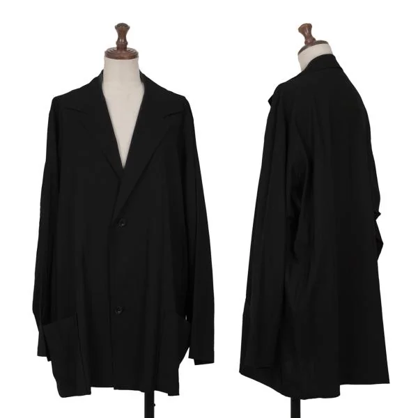 Y's Wool Jacket Black ３ K-145489_001