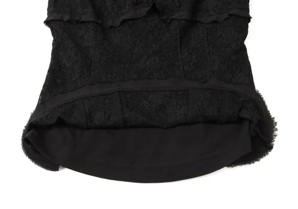 INGEBORG Nylon Switching Design Lace Sleeveless Top K-145503_008