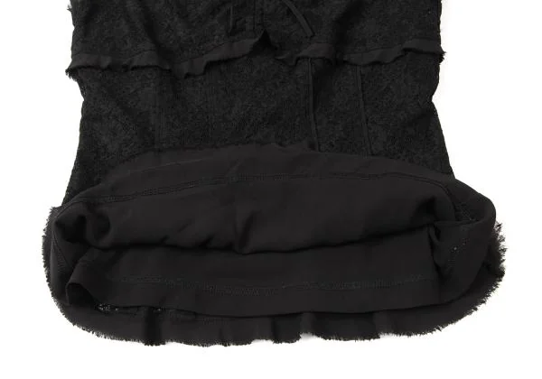 INGEBORG Nylon Switching Design Lace Sleeveless Top K-145503_009