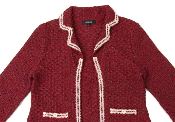 INGEBORG Weave Buttonless Knit Jacket K-145505_003