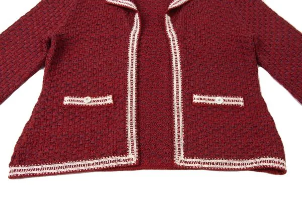 INGEBORG Weave Buttonless Knit Jacket K-145505_010