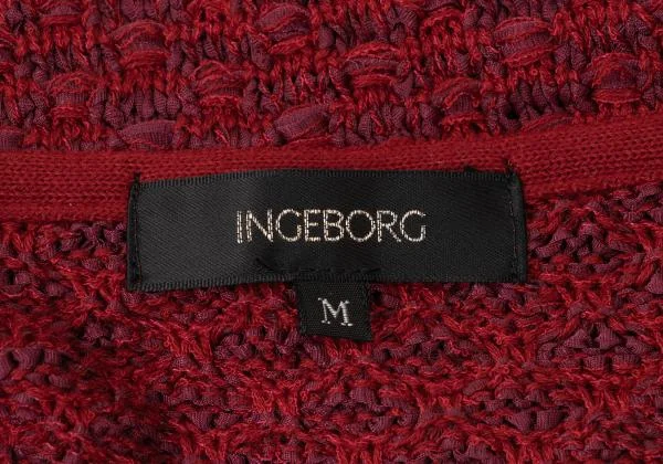 INGEBORG Weave Buttonless Knit Jacket K-145505_018