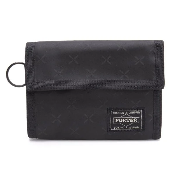 PORTER Fold Wallet Black  K-145518_001