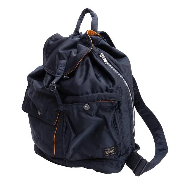 HEADPORTER TANKER Side Zip Backpack Navy  K-145522_001