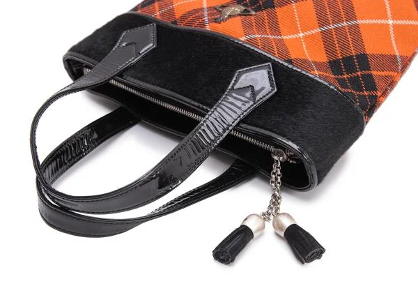 Vivienne Westwood Switching Check Tote Bag K-145524_009
