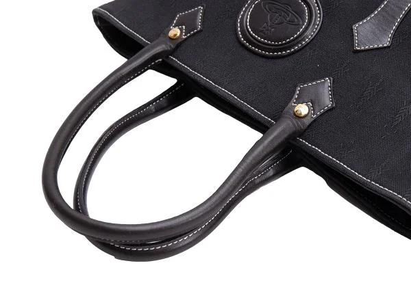 Vivienne Westwood Orb Embossed Canvas Leather Tote Bags K-145525_013