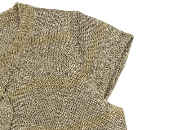BASILE 28 Glitter Cable Weave Sleeveless Knit Top K-145615_005