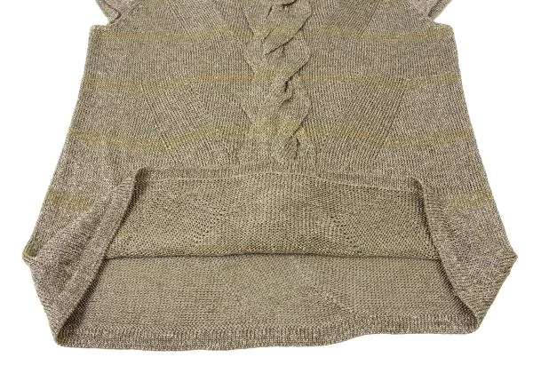 BASILE 28 Glitter Cable Weave Sleeveless Knit Top K-145615_012