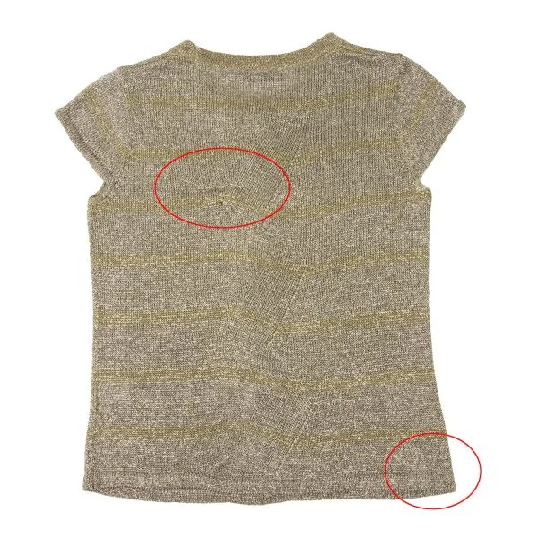 BASILE 28 Glitter Cable Weave Sleeveless Knit Top K-145615_013