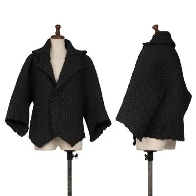 ISSEY MIYAKE 3D Steam Stretch Pleated Dolman Sleeve Jacket