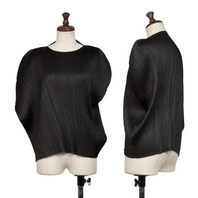 PLEATS PLEASE Round Silhouette Sleeveless Top