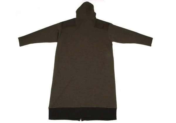 Y's Patch Design Rib Knit Hooded Coat K-145662_016