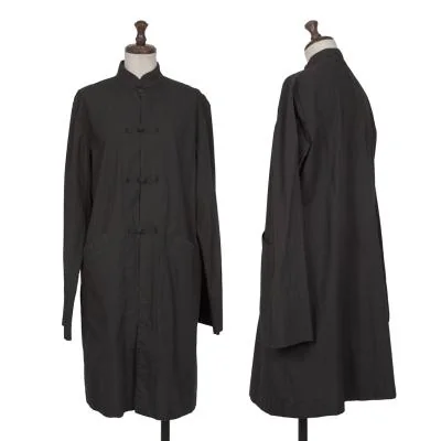 BLACK COMME des GARCONS China Button Stand Collar Shirt Jacket
